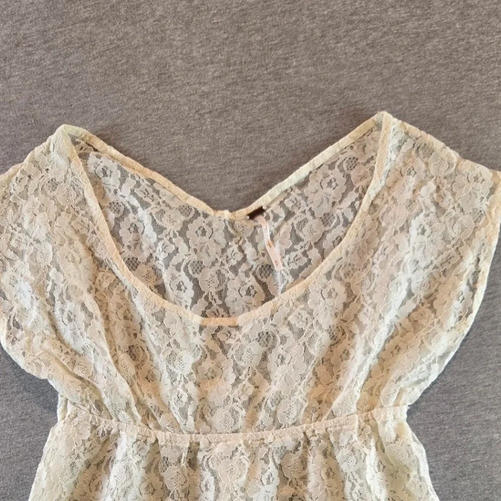 Free People sheer floral